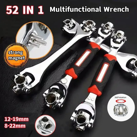 ToolMaster 48 en 1 — llave inglesa multiusos con cabezal giratoria