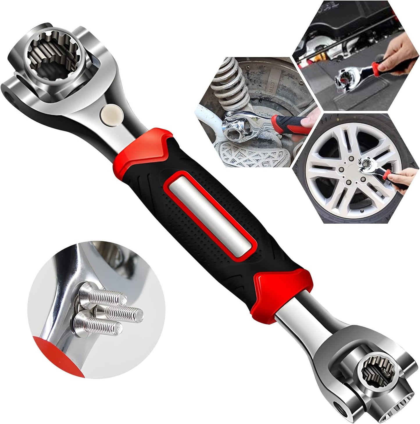 ToolMaster 48 en 1 — llave inglesa multiusos con cabezal giratoria